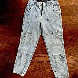 Maniere De Voir - mid blue mom jeans - 6 US sizing (true to size)